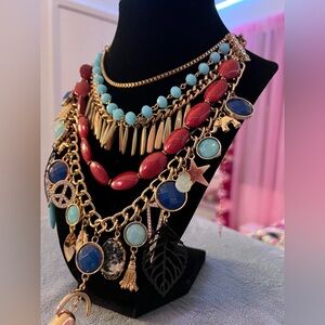 Multicolor Statement Necklace